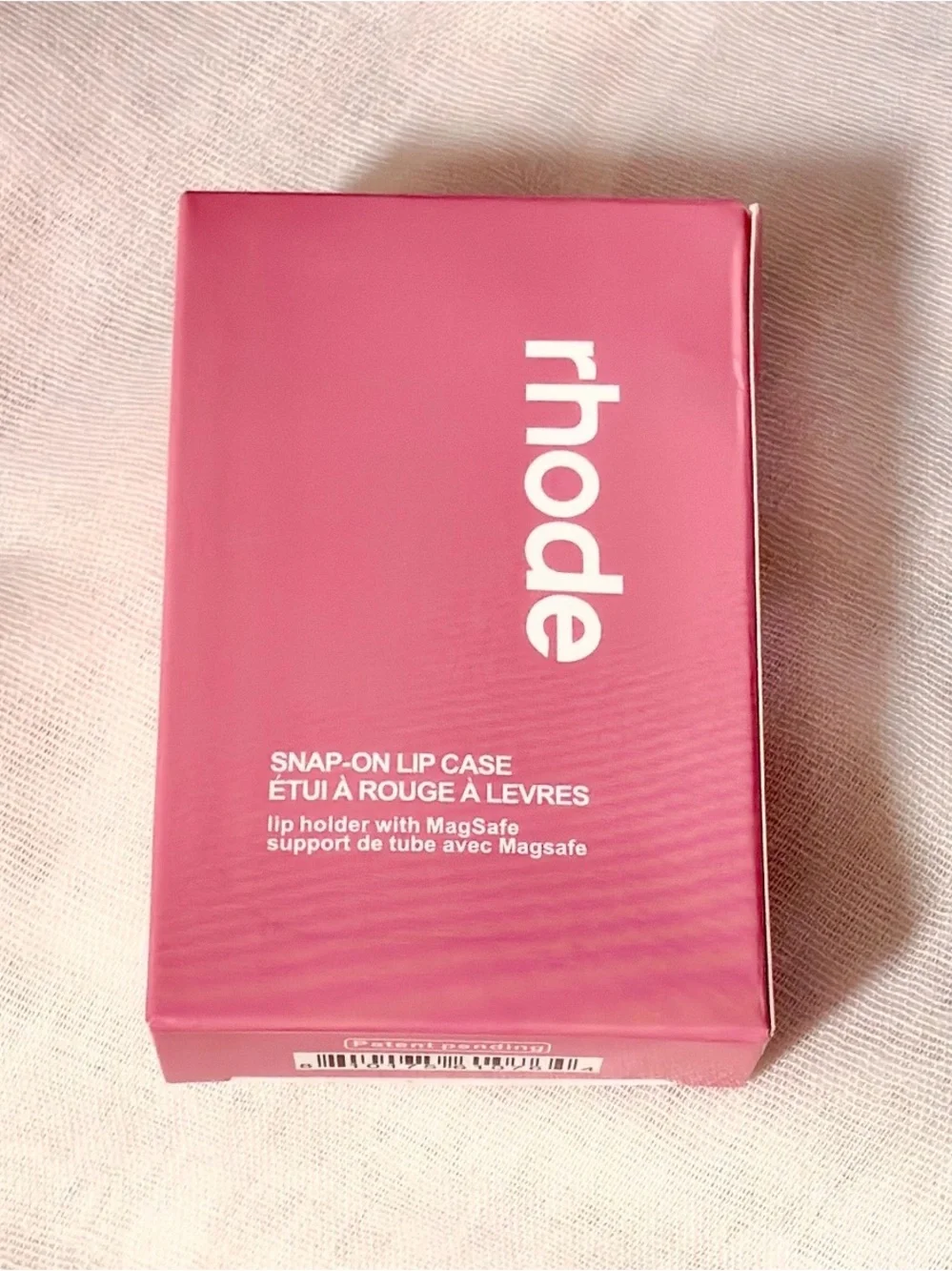 Rhode Limited Edition MagSafe Silicone Snap-On Lip Case Sweet Pea Pink NIB
